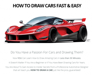 how to draw a car